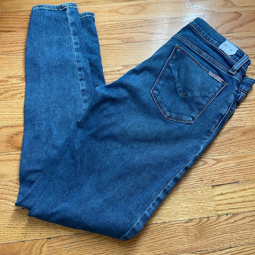 Hudson Krista Super Skinny Blue Jeans